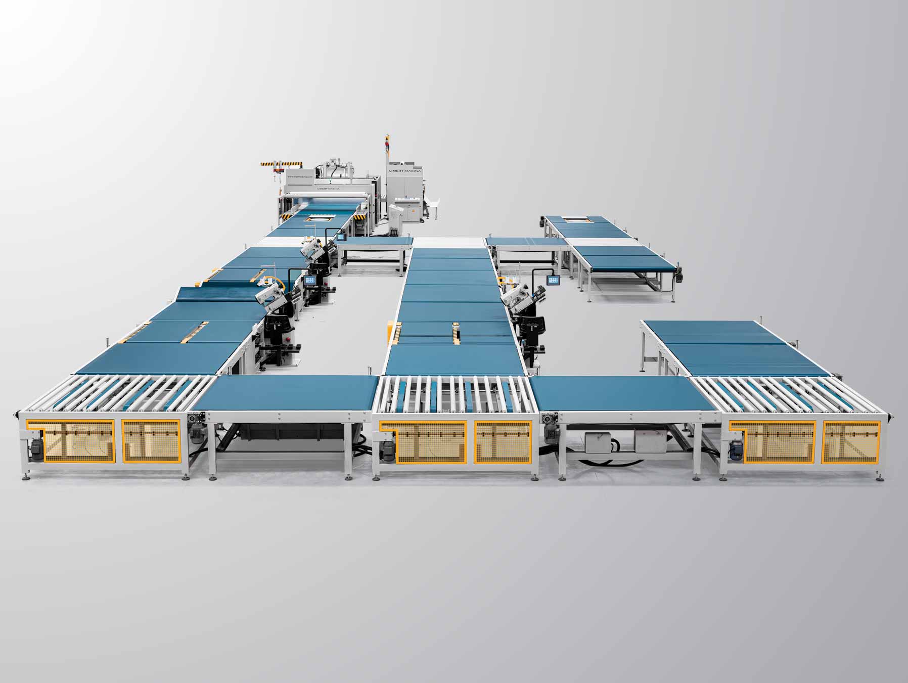 M-2800 Otomatik Kenar Kapama Ve Ambalajlama Hattı